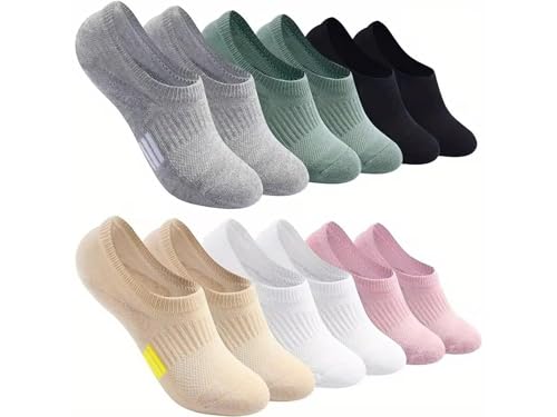 Chaussettes Liners Fisoew F362 anti-glisse et invisibles en taille unique