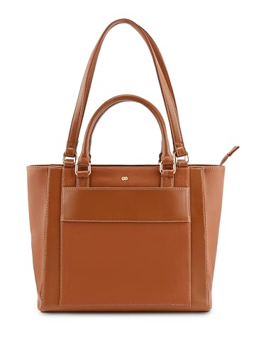 Image of Symbol Premium Women's Tote Hand Bag crafted from Imported PU | Stylish | Office Use - 14 inch Laptop