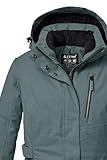 killtec Damen Funktionsparka/Parka mit abzippbarer Kapuze KOW 303 WMN PRK, blaugrau, 42, 41815-000