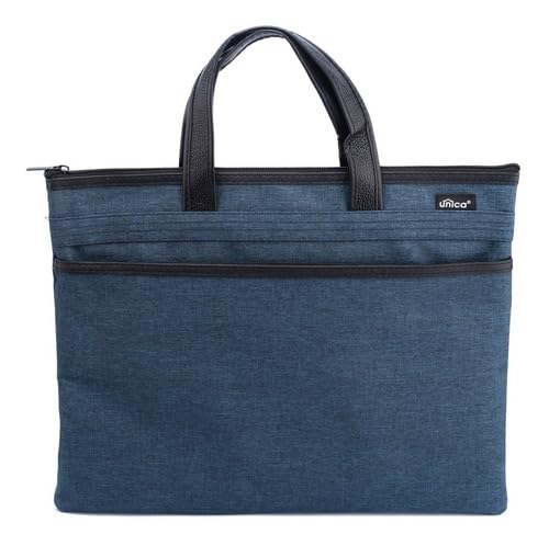 Bolsa Notebook Tablet Porta Documentos Pasta Trabalho Grande (Azul)