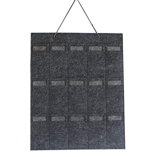 great-fyl Organizador de almacenamiento de gafas de sol montado en la pared para colgar gafas de sol de fieltro Cover