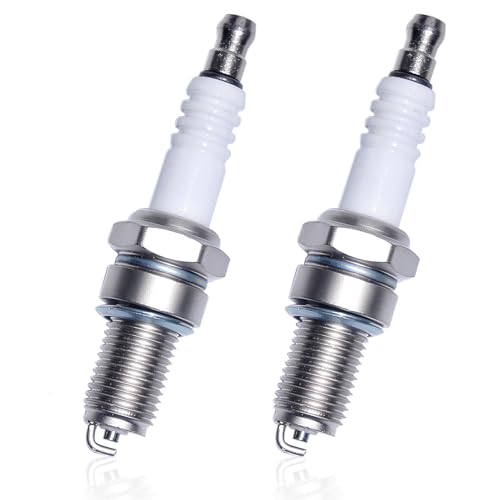 2 Pack 14 132 11-S Spark Plug, 14 132 11-S DCPR6E Spark Plug for Kohler XT650 XT675 XT775 XT800 RH255 RH265 XTX650 XTX675 XTX775 Lawn Mower Tractor