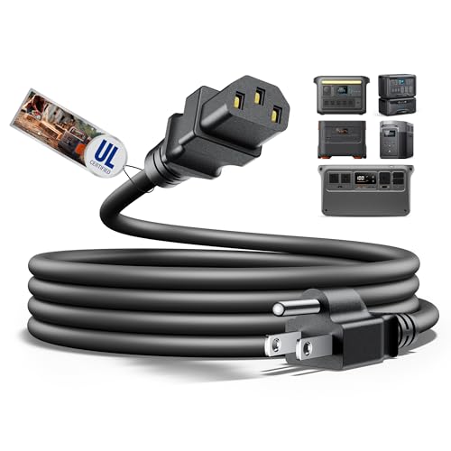 UL Listed Heavy-Duty Power Station Fast Charging Cable, 14AWG 125V