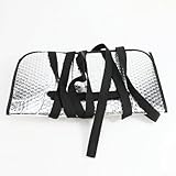 Cubierta de aluminio para unidades de aire acondicionado al aire libre que ofrece protección resistente a la intemperie e impermeable durante el invierno, se adapta a unidades de 40 a 80 cm