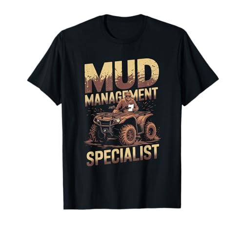 Especialista en manejo de lodo ATV Quad Riding Camiseta