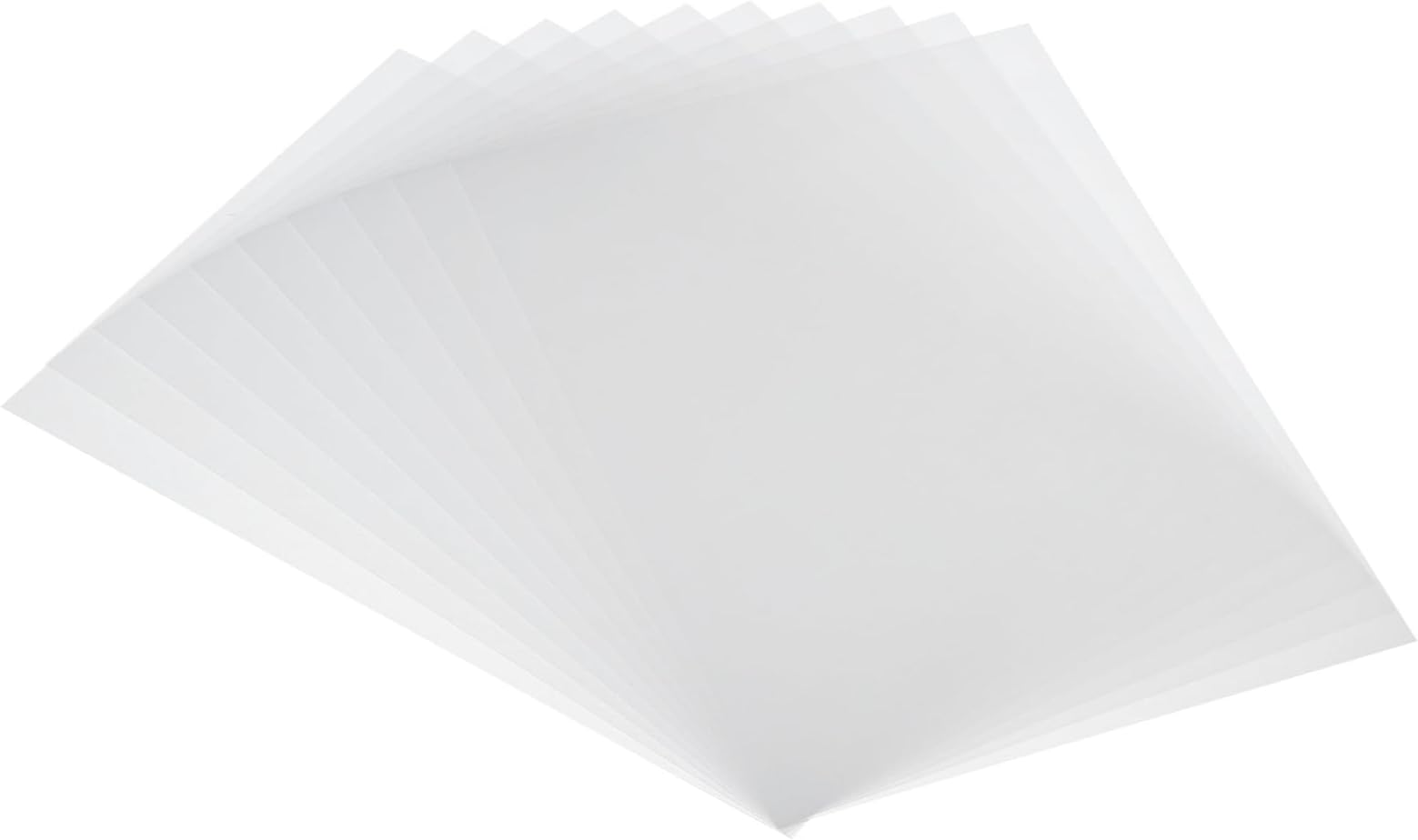 PATIKIL 7.87 x 11.4 Inch Shrink Plastic Sheets, 20 Pack Printable Sanded Blank Heat Shrink Art Film Paper for Creative Craft, DIY Making, Ornaments, White