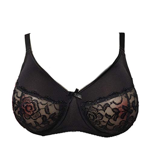 Sujetador de bolsillo para formas de pecho de silicona para mastectomía Crossdresser falso Boob301J (36, negro) Cover