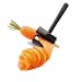 Simculpt Carrot Spiral Shred Slicer Root Vegetables Maker Handheld Kitchen Cutting Aid Gadgets Tool