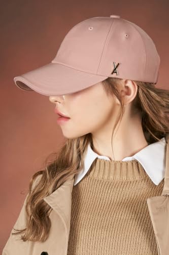 Image of VARZAR 【Official Store Gold Stud Over fit Ball Cap / 3colors Unisex Deeper Small face Effect Fashion hat Polyester