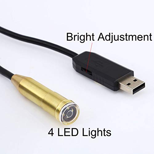 HWENJ 14,5mm HD Kamera Endoskop USB Endoskop Pipeline Kraftstofftank Auto Inspektionskamera Wasserdicht Nachtsicht… – Bild 4