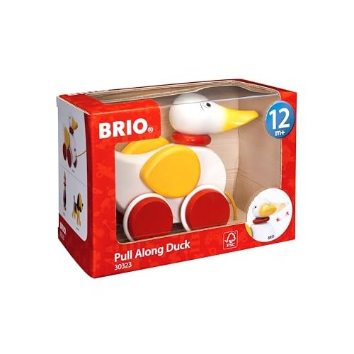 BRIO 30323001 - Nachziehente, weiß