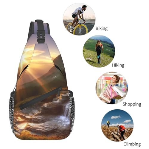 Bolso cruzado deportivo para senderismo y viaje miniatura 6