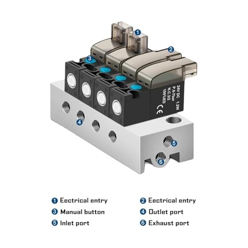 Vanne de régulation 10 mm évite les pertes de charge des circuits d'air - 4