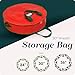 Handy Laundry, Christmas Wreath Storage Bag - Durable, Tarp Material, Zipper, Sturdy Carry Handles, Pest Protection - Ideal Home, Garage Organization for Seasonal Holiday Wreath Decorations. (30