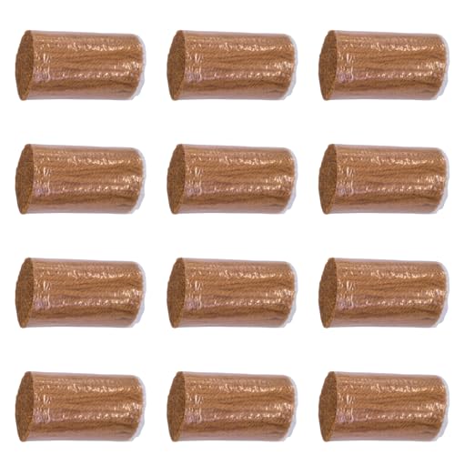 Image of Yglnden 12 RollsLatch Hook Kit Colorful Yarn Bundles Cut Rug DIY Latch Hook for Handmake Craft Sewing Knitting for Adults (Brown #16)