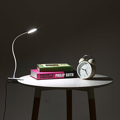 Desk Lamp, Clip Light,LED Tattoo Lamp, Portable Tattoo Reading Light,New Portable Permanent Makeup Eyebrow Tattooing Tattoo Reading USB Desk Lamp(black)