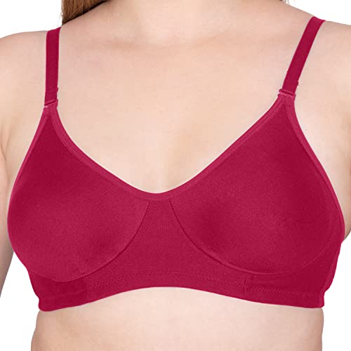 Image of Tweens - Non Padded Cotton Rich Bra - Concealer Side Shaper - Cotton Rich Fabric - Full Coverage, Multiway Straps, Wirefree, Seamless T-Shirt Bra