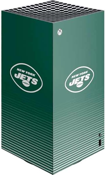 Skinit Decal Gaming Skin Compatible with Xbox Series X Digital Edition Console - Officially Licensed NFL New York Jets Breakaway Design
