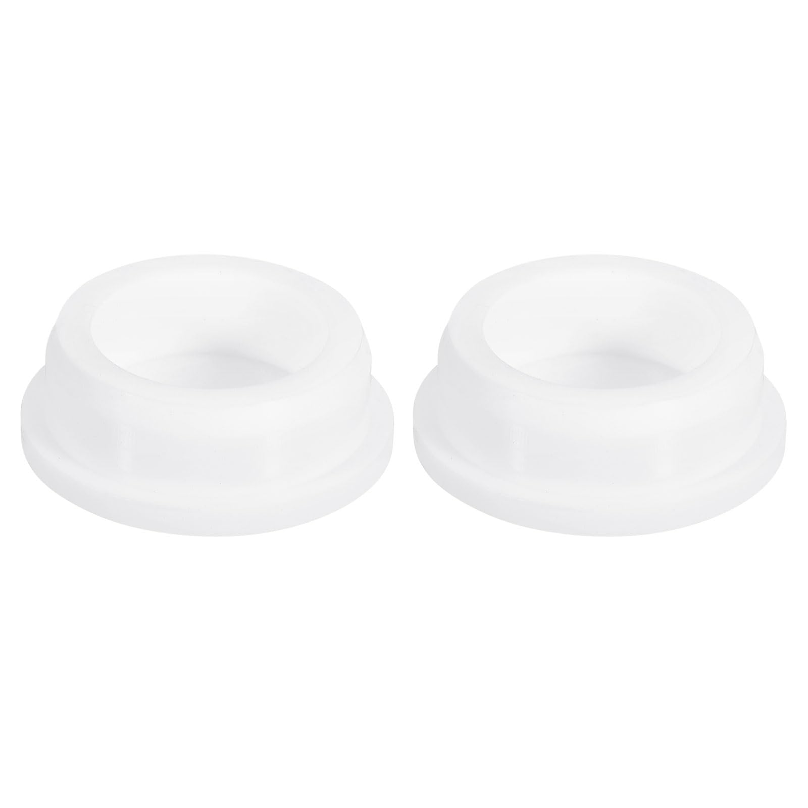 uxcell 2Pcs White Plug Holes, Waterproof Rubber Button Plug for 40mm / 1.57" Hole