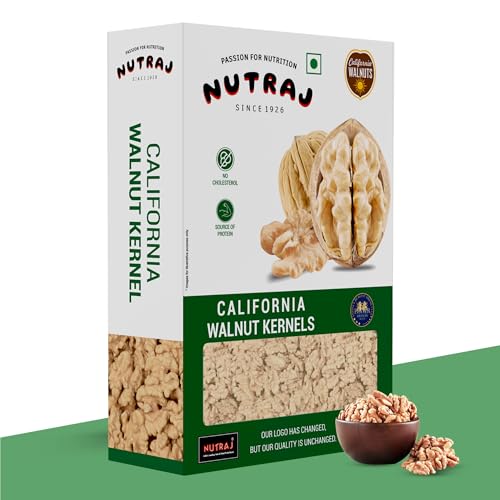 Image of Nutraj California Walnut Kernels 1.5kg (250gm x 6) Pack Without Shell | Akhrot Giri | Dry Fruits and Nuts | Grocery Items.