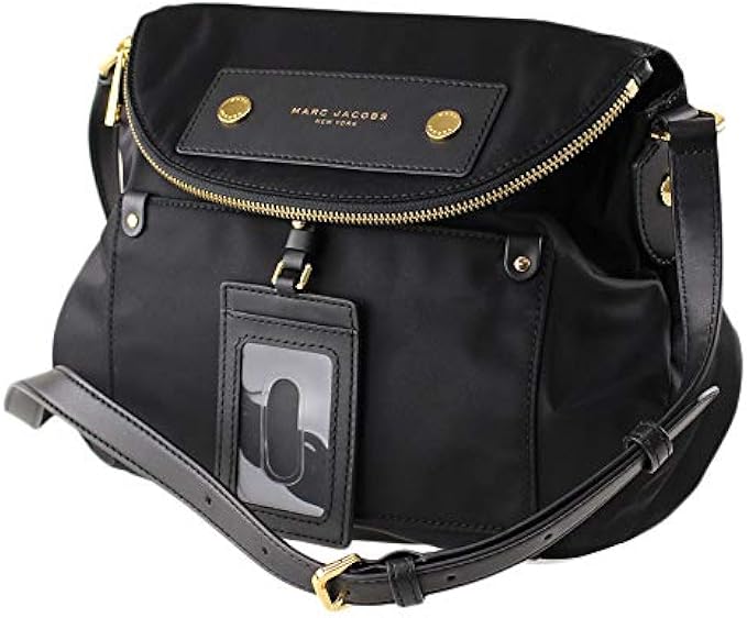 Marc Jacobs Preppy Natasha Nylon Crossbody Bag, Black, Medium