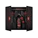 The Illusionist La Bestia Negra Gift Set | The Illusionist Gin FCB Munich Ed. | Set regalo premium con 2 bicchieri e libro dei cocktail | Berry & Fresh | 45% vol. | Bottiglia singola da 500 ml