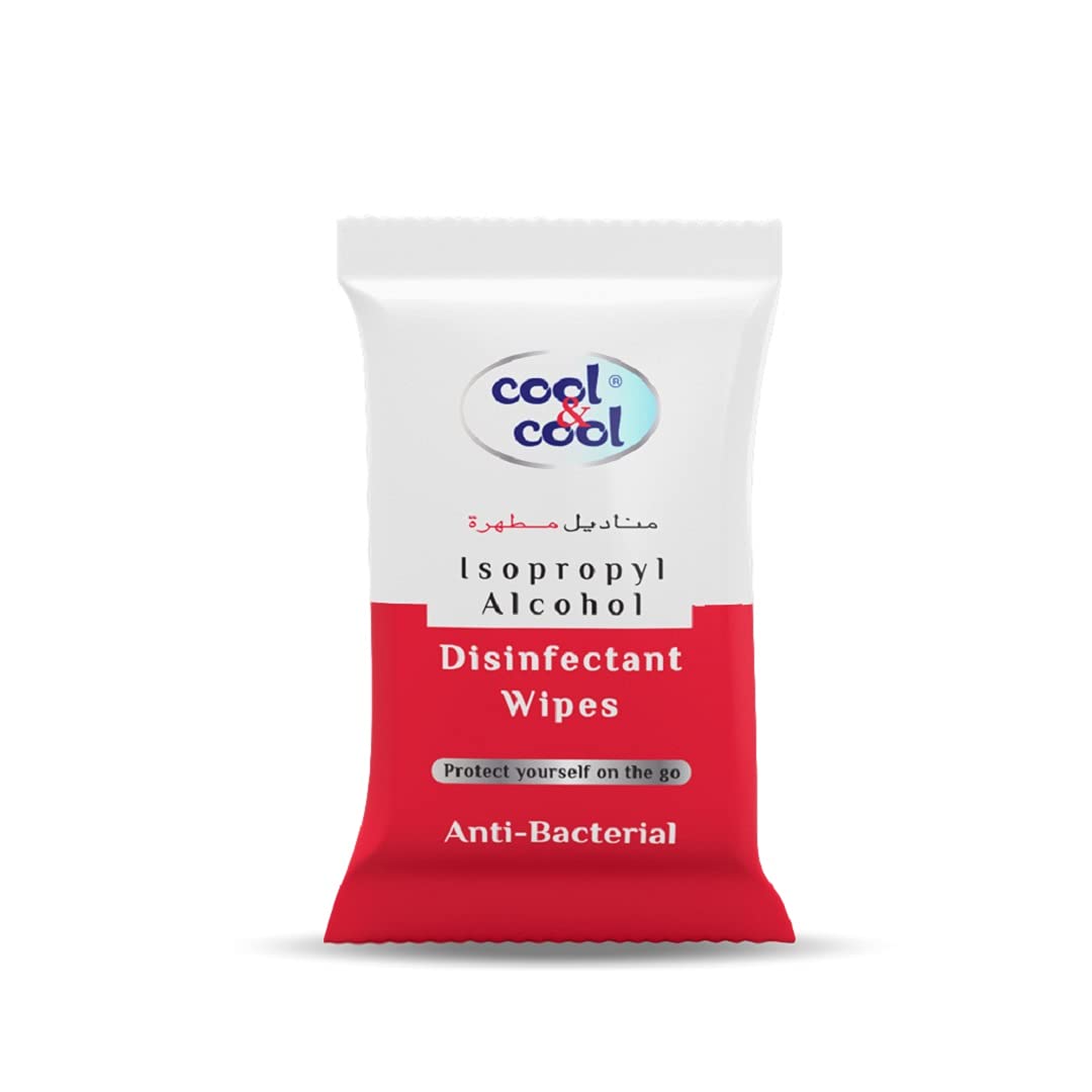 Cool & Cool Disinfectant Wipes, 10 Units