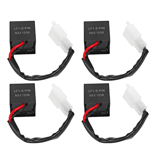 Relé intermitente LED de 2 pines Qqmora impermeable y duradero con parpadeo estable de precisión 6