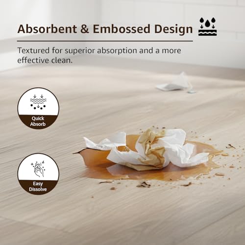 Image of Amazon brand- Amazon Basics 3 ply Toilet tissue Paper Roll 1260 pulls | 140 pulls x 9 Rolls| Soft & Gentle| Chemical-Free