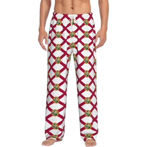 Pantalon de pyjama Floride pour homme en tissu léger imprimé
