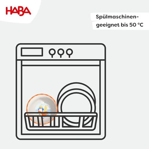 HABA Kinderschüssel Pinguin – Praktische Melamin-Schüssel – Rutschfest – Spülmaschinengeeignet – Ab 12 Monaten – 2012440001