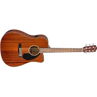 Fender CD-60Sce Dreadnought, Touche De Noix, All-Acajou Naturel - Les Beatles, Paul McCartney, John Lennon, RIngo Starr, George Harrison Fender CD-60Sce Dreadnought, Touche De Noix, All-Acajou Naturel – Image 3