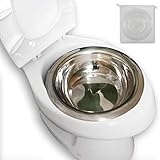 Alliving Stainless Steel Sitz Bath for Toilet seat. Hemorrhoid, Postpartum Yoni Steam Seat