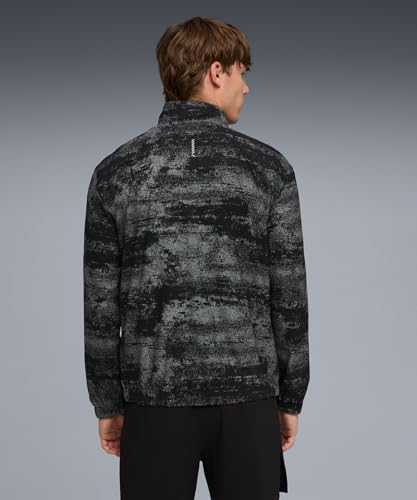 Image of PUMA | Run Velocity Men's All-Over-Printed Jacket | Black | M