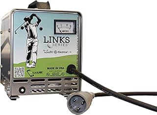 Lester Link Series 48 Volt Golf Cart Battery Charger for 1995-2013 Club Car PowerDrive & IQ Golf Carts