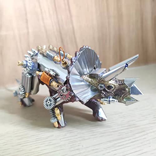 Amazon.co.jp: 3Dメタル恐竜モデル - スチールアーマートリケラトプス 