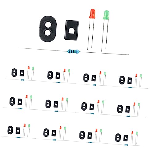 DOITOOL Micro Landscape Light Ornaments Mini Signal Light Accessories Model Train Set