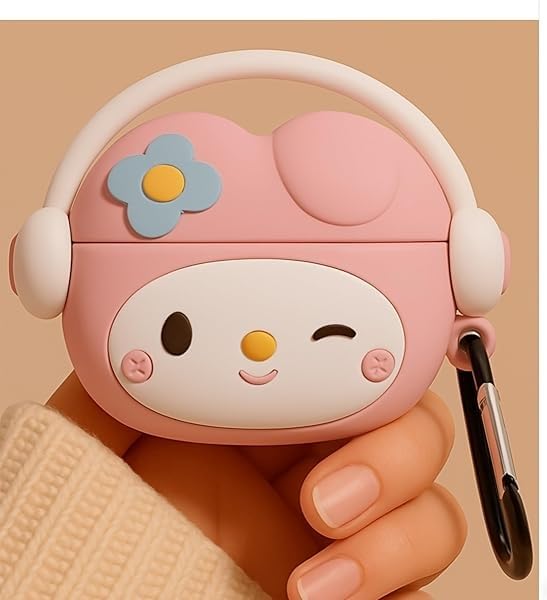 EMOH ROCED Cute AirPods Pro 3 Case Cover (2025) Kit, 3D Cartoon Kawaii Soft Silicone Protective Case for Apple AirPods Pro 3rd Generation Cover with Keychain for Women, Girls, Boys (Kitty Pink)-image-41