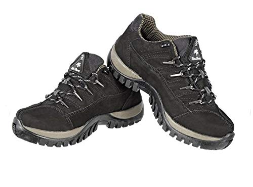 Tenis masculino adventure casual em couro. (41, Preto)