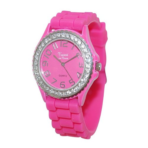 Preisvergleich Produktbild Tussi on Tour Armbanduhr pink mit Geschenkbox