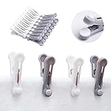 ALLMIRA 洗濯バサミ せんたくばさみ 洗濯ばさみ 洗濯クリップ 強力 跡がない 滑り止め ノンスリップ 防風タイプ 跡がない 多用途 錆びにくい 洗濯ピンチ (小さいサイズ 16個入り)