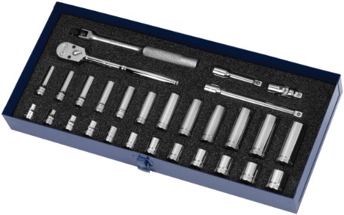 Williams MSB-29HFTB 29-Piece 3/8-Inch Drive Socket and Drive Tool Set with Toolbox