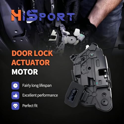 Image of HiSport Front Left Door Lock Actuator Motor 5K1837015E 6RD837015A Power Door Latch Compatible with VW Beetle GTI Golf Jetta Passat