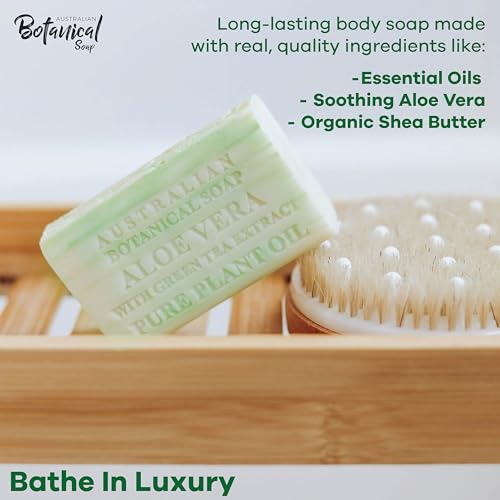 Australian Botanical Soap Aloe Vera With Green Tea Extract 6.6 Oz. (187 G) Soap Bars thumb #1