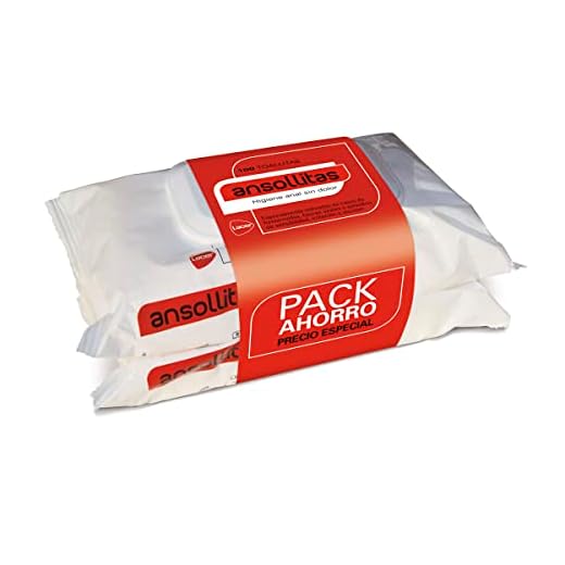 Lacer Ansollitas Toallitas Húmedas para Zona de Hemorroides con Áloe Vera, 2 x 50 unidades