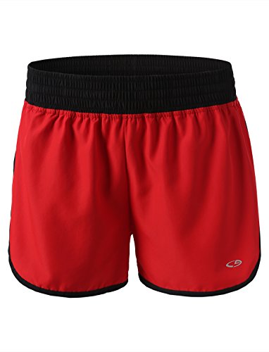 C9 Champion Women's Woven Run Shorts Red Spark Size Large
