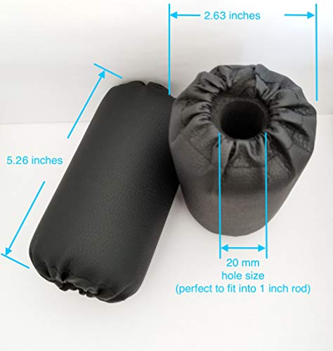 Foam Foot Pads Rollers Set Of A Pair For Total Trainer And Other Home Gym Exercise Machines Equipments Replacements With 1 Inch Rod #TOP1