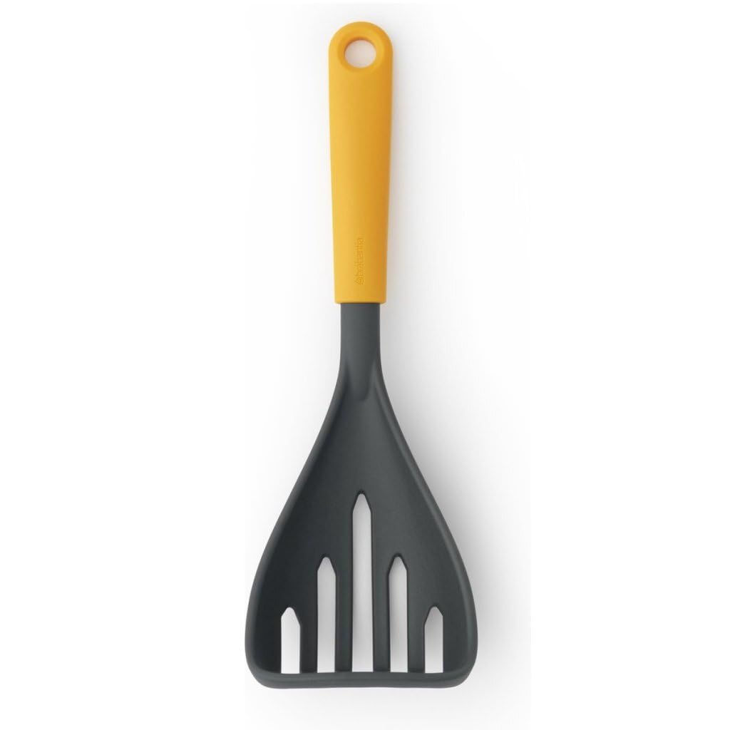 Brabantia Tasty+ Potato Masher Plus Spoon, Honey Yellow