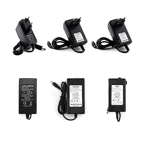 Cargador convertidor de corriente AC a DC de 12V para solucionar cortes de energía en tiras LED