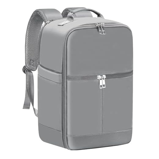 OTAHGK Cabin Bags 40x20x25 for Ryanair, Grey, 40x20x25, Casual